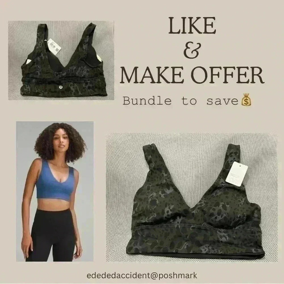 🍋lululemon- Align V-neck bra C/D - Picture 1 of 1